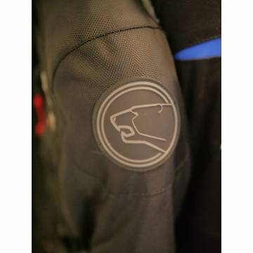 Geacă Moto Damă din Textil BERING LADY DARKO ·  Negru / Roșu  - 10