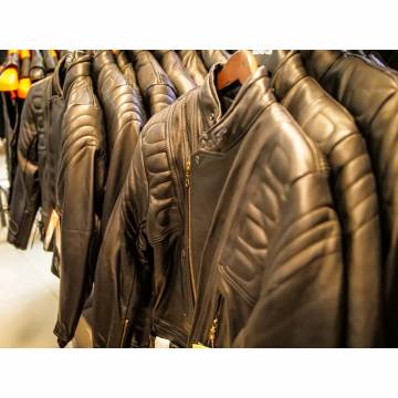 Geacă Moto din Piele SPEED UP BRONSON · Negru  - 5