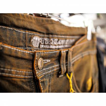 Blugi Moto Slim Fit cu Kevlar TRILOBITE PARADO · Maro  - 8