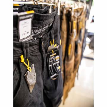 Blugi Moto Lungi cu Kevlar TRILOBITE PARADO · Negru  - 13