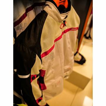 Geacă Moto Damă din Textil SIXGEAR LUNA · Negru / Gri / Roz  - 7