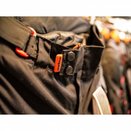 Pantaloni Moto din Piele & Textil SIXGEAR DELTA FORCE · Negru / Gri  - 5