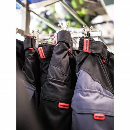 Pantaloni Moto din Piele & Textil SIXGEAR DELTA FORCE · Negru / Gri  - 6