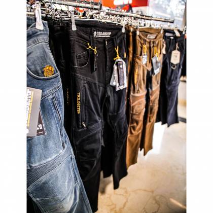 Blugi Moto Regular Fit cu Kevlar TRILOBITE PARADO · Negru  - 4