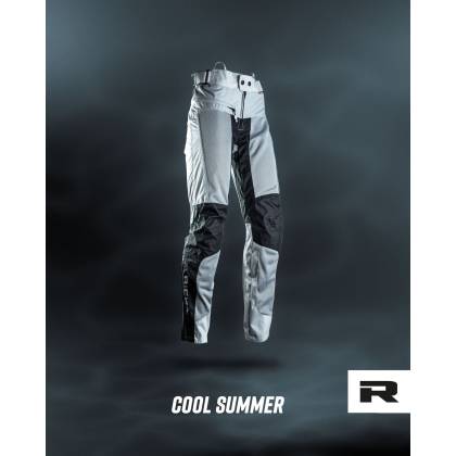 Pantaloni Moto Damă de Vară RICHA COOL SUMMER LADY · Negru / Gri  - 1