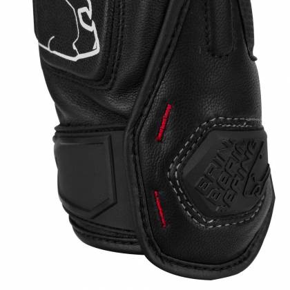 Mănuși Moto din Piele BERING BOOST-R · Negru / Alb  - 4