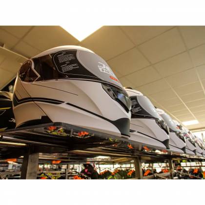 Cască Moto Flip-Up JET RUMBLE · Alb  - 5