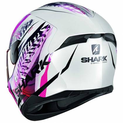 Cască Moto Integrală SHARK D-SKWAL 2 SHIGAN · Alb / Roz / Mov  - 5