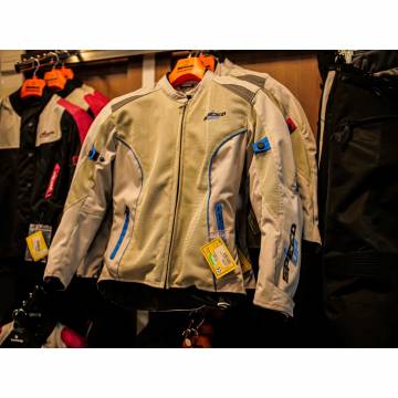 Geacă Moto Damă din Textil SPEED UP PIXIE · Gri / Albastru  - 11