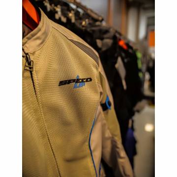 Geacă Moto Damă din Textil SPEED UP PIXIE · Gri / Albastru  - 9