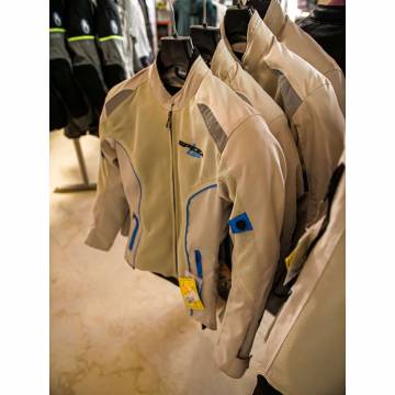 Geacă Moto Damă din Textil SPEED UP PIXIE · Gri / Albastru  - 12